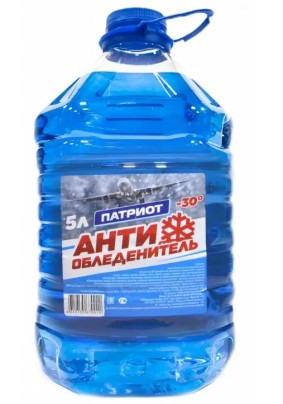 Жидкость стеклоомывающая зимняя -30°С 5 литров Патриот
