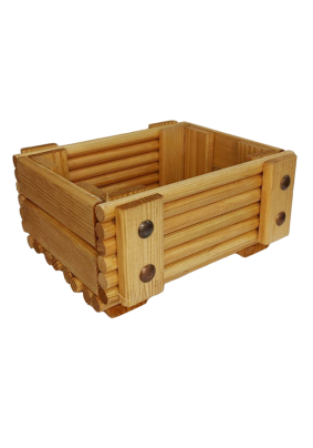 Ящик деревянный из палочек