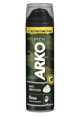 Пена для бритья Arko Anti-Irritation 200мл