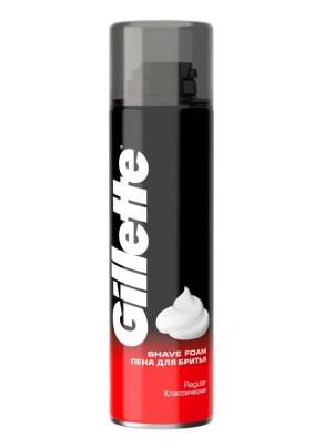 Пена для бритья Gillette Regular 200мл