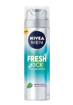 Пена для бритья Nivea Fresh Kick 200мл