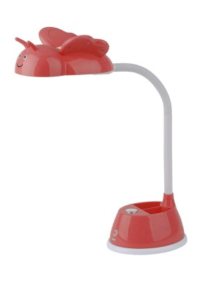 Лампа настольная ЭРА NLED-434-6W-R красный