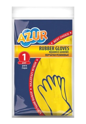 Перчатки резиновые York Azur XL