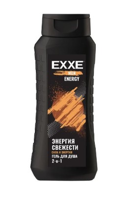 Гель для душа мужской EXXE Men Energy Энергия свежести 400м/12