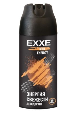 Дезодорант мужской спрей EXXE Men Energy Энергия свежести 150мл