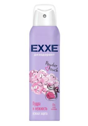 Дезодорант женский спрей EXXE Powder touch Пудра и нежность 150мл