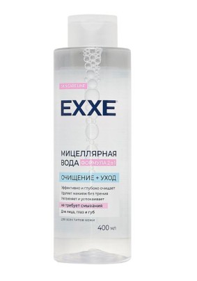 Мицеллярная вода EXXE Очищение+ уход 400мл/12