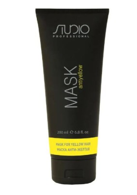 Маска для волос Kapous Studio Professional Antiyellow Анти-желтая 200-250мл