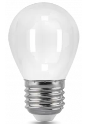 Лампа светодиод.9 Вт шар Filament .GAUSS Е27 4100К дим.