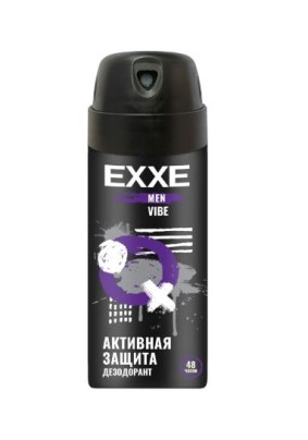 Дезодорант мужской спрей EXXE Men VIBE Активная защита 48ч 150мл