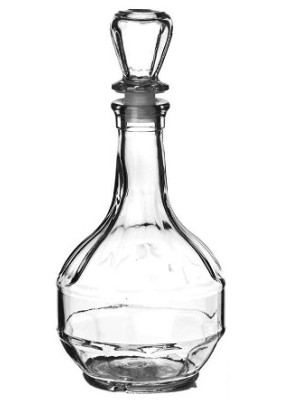 Бутылка бесцветная стеклянная 0,5л Пиэркуб