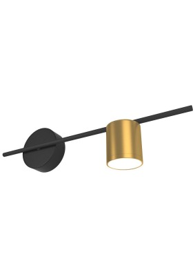 Настенный светильник Acru чёрный/золото MRL LED 1019