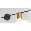Настенный светильник Acru чёрный/золото MRL LED 1019