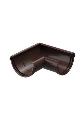 Угол желоба универсальный 90° Döcke LUX/ ПВХ Шоколад