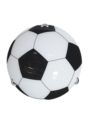 Светильник Мяч d300 бел-черн/глянец/хром 2х60W E27 НПБ-300 н. Росток