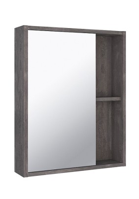 Шкаф зеркальный Руно  ЭКО  52 железный камень