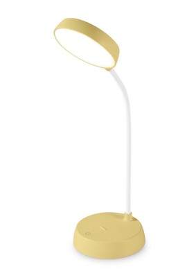 Лампа настольная DE611  YL/ WH  белый/жёлтый LED 3000-6000K 4W