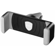 Держатель Olmio Grip Mini в дефлектор для смартфонов черно-серый