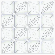Плита потолочная Декор ЕК Оригами перламутр