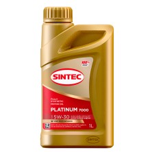 Масло моторное Sintec Platinum 7000 5w-30 А3/В4 синтетика 1л