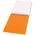 Блокнот А5 60л на гребне OfficeSpace Neon оранжевая пластиковая обложка