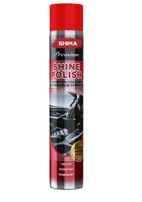 Полироль пластика Shima Premium Shine Polish с глянцевым эффектом Ваниль 1л