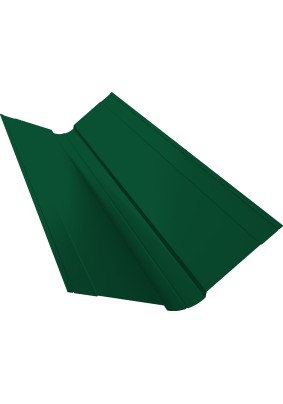 Ендова верхняя 150х150х2000мм GL/0.4мм RAL 6005/ Зеленый мох