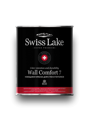 Краска моющаяся Swiss Lake Wall Comfort 7 Белая А 2.7 л