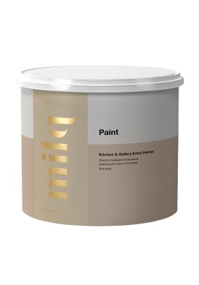 Краска для стен и потолков изностойкая Kitchen & Extra Intense Milq Белая А 0,9 л