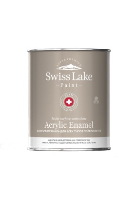 Эмаль акриловая Acrylic Enamel Swiss Lake Белая База A 0,9 л