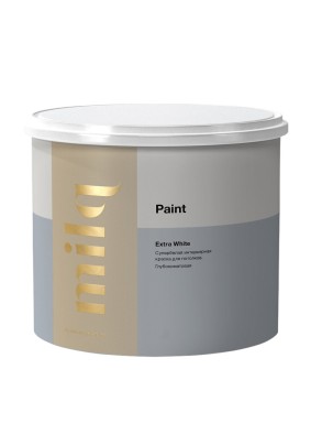 Краска для потолков Extra White Milq Белая 2,7 кг 