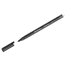 Ручка гелевая стираемая Berlingo Apex E черная трехгранная 0,5мм