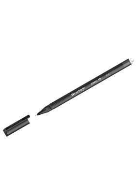 Ручка гелевая стираемая Berlingo Apex E черная трехгранная 0,5мм