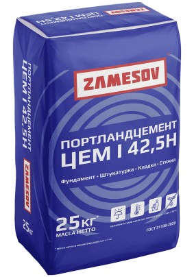 Цемент М-500/ЦЕМ 1/ ZAMESOV/25кг