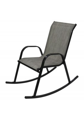 Кресло-качалка Сан-Ремо арт.С-123 Китай (каркас черный,сиденье орегон)