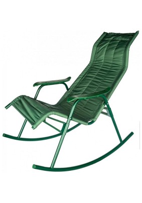 Кресло-качалка Нарочь арт.с238 (каркас зеленый, сиденье зеленое)