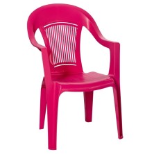 Кресло пластиковое Фламинго цвет: фуксия 560х580х900