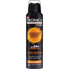 Дезодорант мужской спрей Deonica Energy Shot 150мл