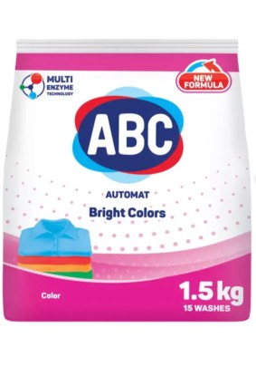 Стиральный порошок автомат ABC для цветного белья 1,5кг