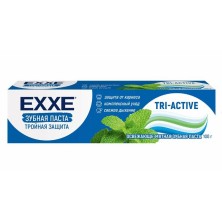 Зубная паста EXXE Тройная защита tri-active 100мл