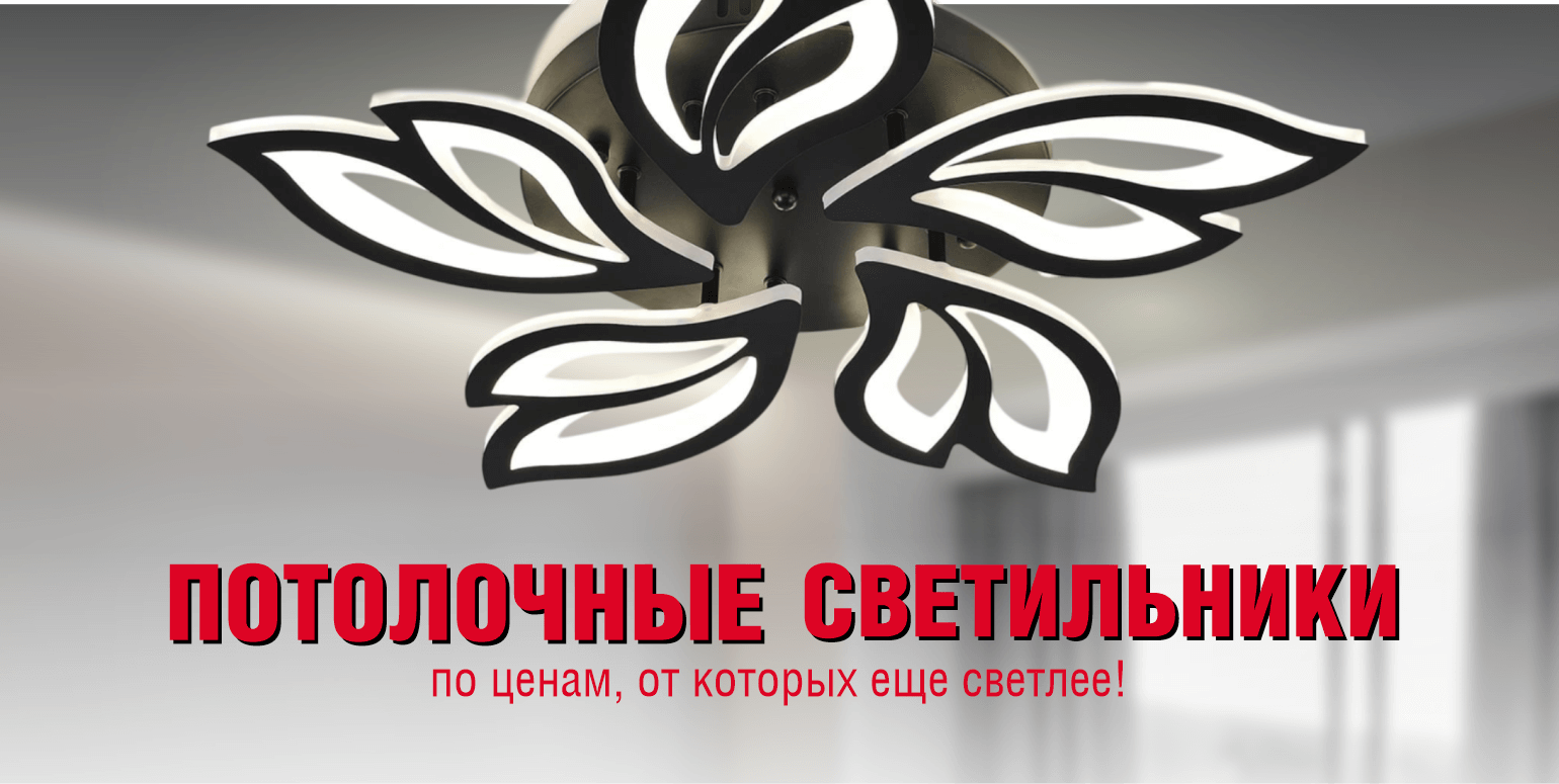 Потолочные светильники первая цена. 31.05.2025